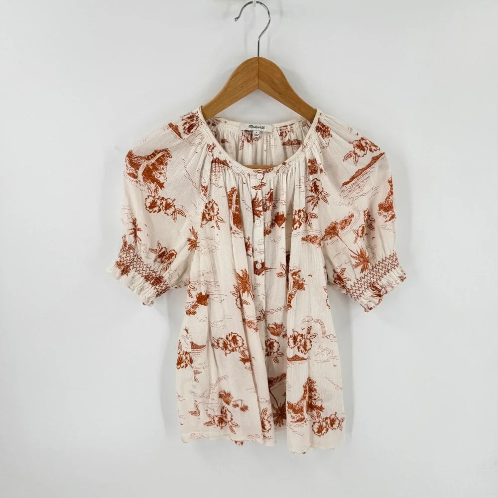 Madewell cotton peasant